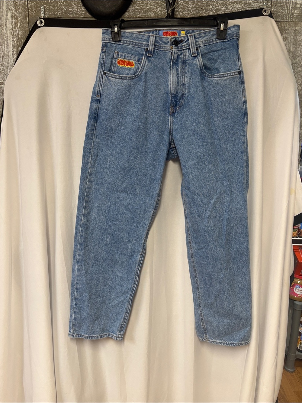 Empyre Light Blue Straight Leg Men’s Jeans